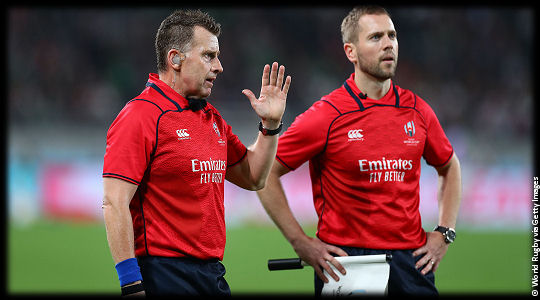 New Zealand v Ireland QF2 The Refs RWC2019